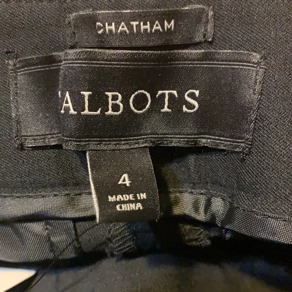 TALBOTS SLIMMING CHATHAM ANKLE PANTS - Picture 11 of 11